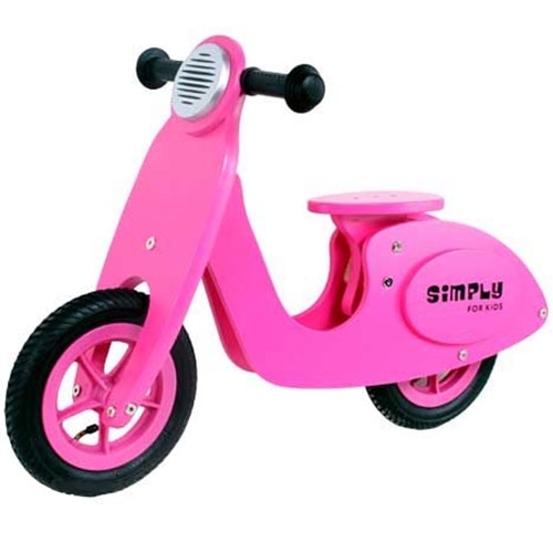 Scooter roze Simply  Hoogte verstelbaar 31,5 tot 36 CM
