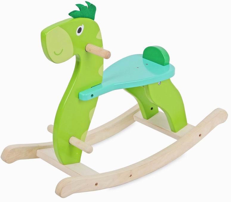 Hobbel draak groen; met afneembare beugel B keus gemonteerd