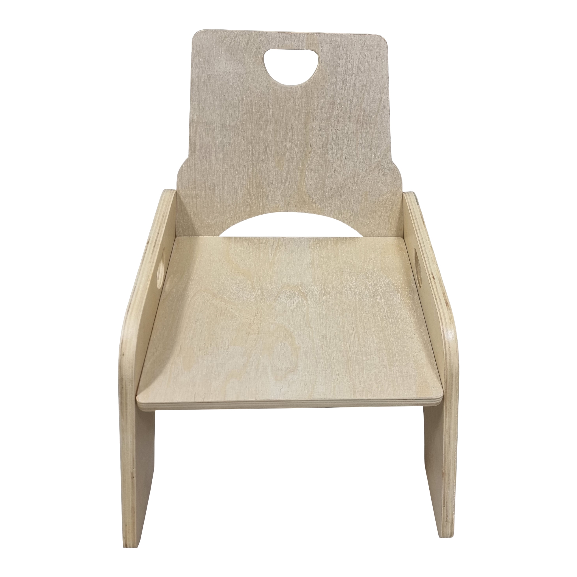 Houten kinderstoel gelakt; 15 MM Berken multiplex bouwpakket