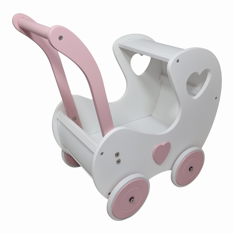 Bayer Design 1215100 - poppenwagen Classic deluxe voor poppen, 46 cm, blauw