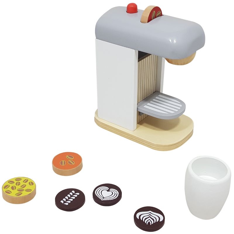 Theo Klein 9501 koffiebar I Espressobar met waterstroomfunctie en aanraakscherm I Incl. accessoires en speelgoedvoeding I Speelgoed voor kinderen van 3 jaar en ouder